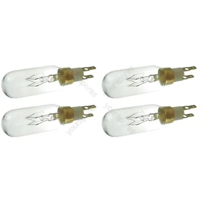 £10.49 • Buy 4 X American Style T Click 40W 240V Fridge Freezer Bulb Lamp Fits Whirlpool