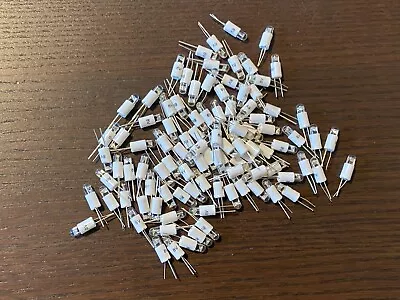 100 New Cool White 8V Bi-Pin LED Lamps Light Bulbs Marantz 2275 4300 2230 2285 • $90