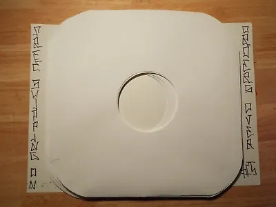50 White Paper Inner 12  Lp Record Sleeves Rounded Corner #20 Paper Acid Free • $24.98