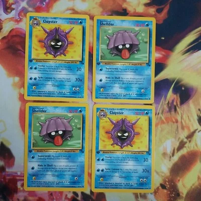$1.50 • Buy Pokémon TCG Cloyster Fossil 32 Regular 1st Edition Uncommon Read Description 