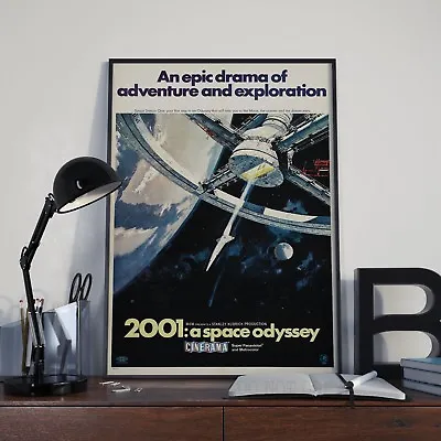 Stanley Kubricks 2001 : A Space Odyssey Movie Film Poster Print Picture A3 A4 • £9.88