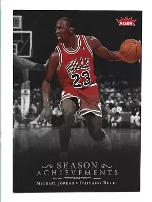 Michael Jordan 2007-08 Fleer Box Set #SH32 Season Achievements • $2.95