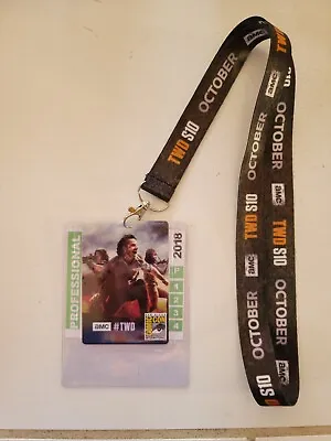 2018 San Diego Comic-Con The Walking Dead Professional Badge And Lanyard • $15