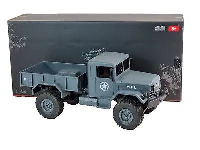 RC Military Truck 1:16 4WD Off-Road Rock Army Car Climbing Vehicle Boys Toys 4x4 • £60.01