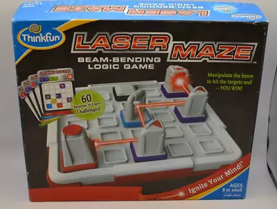 Laser Maze - Beam Bending Logic Game 60 Challenges! ThinkFun *FULLY COMPLETE* • $15