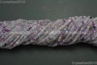 Natural Purple Fluorite Gemstone Round Beads 2mm 4mm 6mm 8mm 10mm 12mm 14mm 16  • $4.88