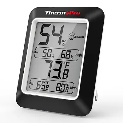 $20.99 • Buy ThermoPro TP50W Digital Room Thermometer Hygrometer Indoor Temp Humidity Gauge