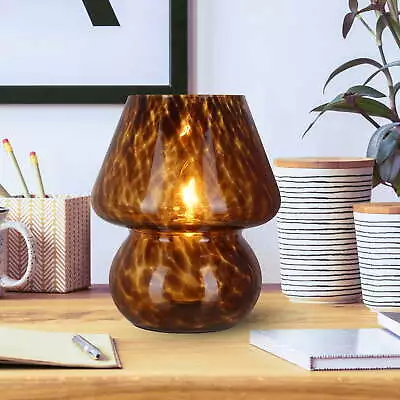 Mushroom Lamp Brown Glossy Finish • $23.73