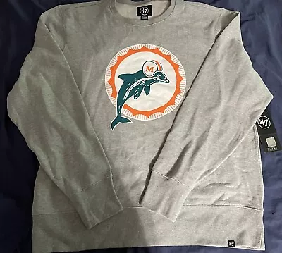 Miami Dolphins Men’s Sweatshirt (Small) Retails For $80 • $45