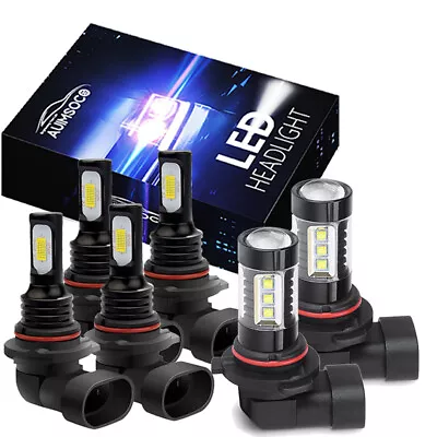 6x Xenon LED Headlights Kit Combo Bulbs High Low Beam For Toyota Camry 2002-2006 • $39.99