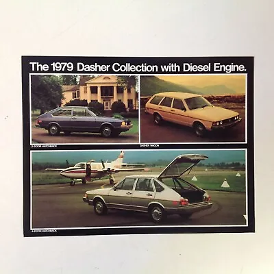 $16.99 • Buy Vintage 1979 Volkswagon VW Dasher Collection With Diesel Engine Flier Wagons