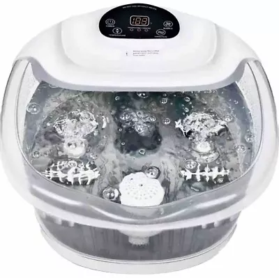 MAXKARE Foot Spa Massager With Heat & Bubbles Pedicure Foot Spa Soak Tub • $38.88