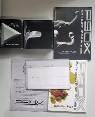 P90x Extreme Home Fitness Bundle Including DVD Set + Books + Calendar + Menus • $29.99