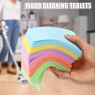 £4.79 • Buy 30 Pcs/pack Floor Cleaner Tablet Tile Cleaning Sheet Mop Wipe Dissolving Paper