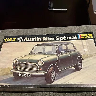 Austin Mini Special 1/43 Model Kit Heller France No. 184 Factory Sealed See Desc • $14.99