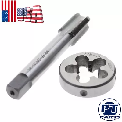 New FOR HSS 5/8 -24 UNEF Right Hand Thread Tap And Die Set  (5/8x24) RH • $13.99