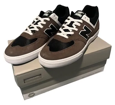New Balance Shoes Mens 11 Numeric 574 Vulc Brown Low Tops Suede Ortholite NEW • $76.62