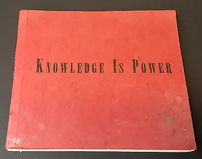 Knowledge Is Power Introduction To Railroad Locomotives Illustrated 1953 • $28.86