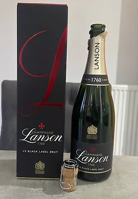 Lanson Champagne Bottle & Box 750ml Empty For Display • £5