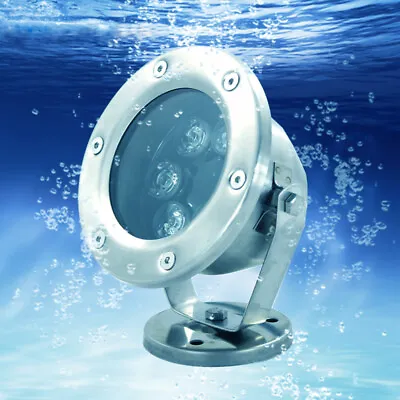 LED Outdoor Underwater Lamp Waterproof 12V/24V Fountain/Landscape Pool Light • $226.16