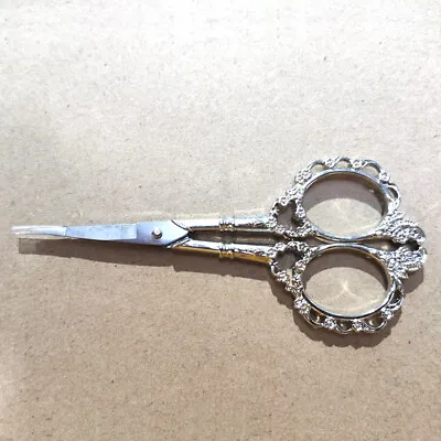 Vintage/Antique-Style Embroidery Scissors With Intricate Copper Finish Handles • $9.69