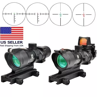 Trijicon Acog Clone 4x32/5x32 RMR Scope Reticle Sight Red Green Fiber Optic USA • $104.99