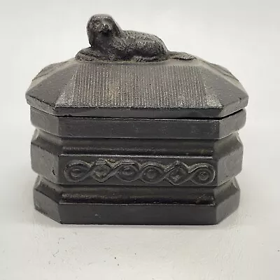 Antique Cast Iron Match Safe Striker Spaniel Dog Superior Foundry Cleveland OH • $59.95