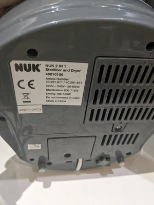 £5 • Buy Nuk Steriliser And Dryer