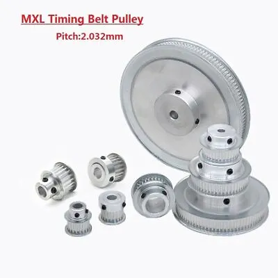 MXL14T-40T Timing Belt Pulley With Step Bore 3mm-20mm For 6/10mm Width Belt • $6.26