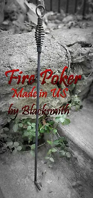 $29.50 • Buy Campfire, Fireplace, Stove Fire Poker 28  Economy Style , Made By A Blacksmith