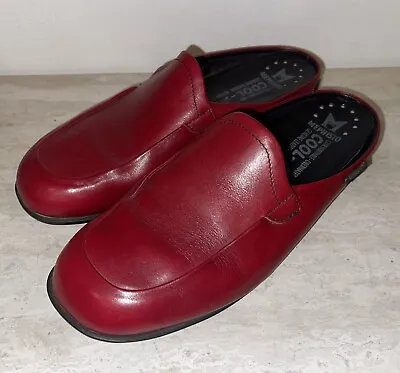 Mephisto Women's Slip-on Shoes Leather Loafers Red Size 7 Cool Air Sole. • $25