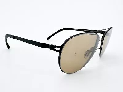 Mykita No.1 Dixon Sunglasses FRAMES 002 Matte Black 57[]13-140 Aviator J114 • $175.11