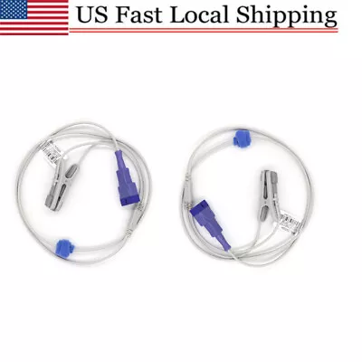 2PC Fit For Nellcor Oximax Adult Ear Clip Spo2 Sensor Oximeter Pulse Probe 9P US • $34.03