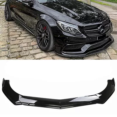 For Mercedes-Benz C180 C200 C230 C250 C300 Front Bumper Lip Spoiler Splitter • $69.99