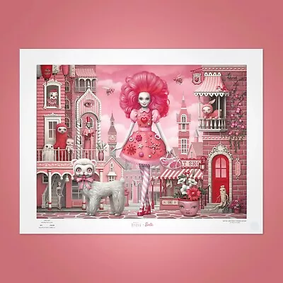 Mark Ryden X Barbie Signed Pink Pop Lithograph 224 Or 232/1000 NEVER OUT OF TUBE • $599.99