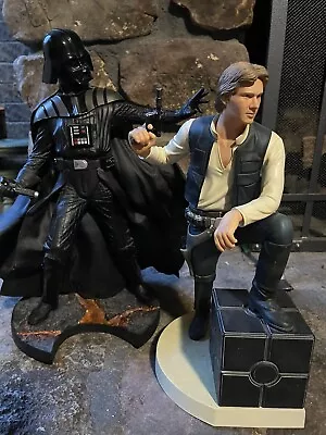 Star Wars ArtFX 1/7th Scale Model Kits Han Solo/Darth Vader  Kotobukiya • £81.55