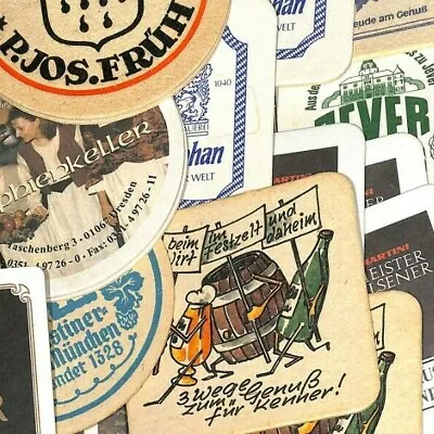Vintage German Beer Coasters C80's-90's 50pcs Asst. W/ Some Duplicates • $24.99