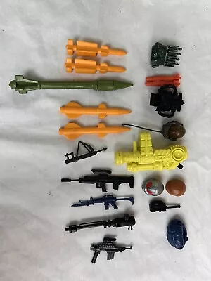 Lot Of 20 GI Joe Weapons/Accessories Various Conditions Assortment Vintage 11ii • $9