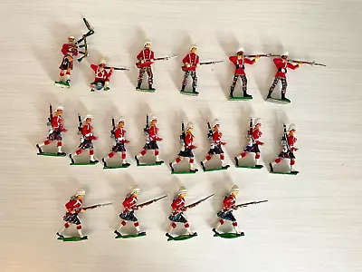 Metal Scottish Highlander Toy Soldiers Lot Of 18 • $39.99