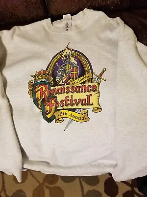 1998 Michigan Renaissance Festival Sweatshirt Size XXL Gray 19th Season • $30