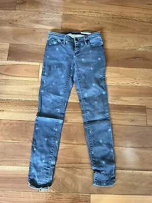 $16 • Buy Sass And Bide Star Print Jeans Size 25