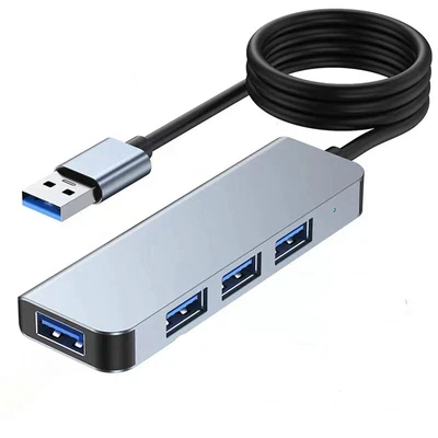 $25.47 • Buy 4-in-1 USB Hub Splitter  USB Extension & 1.2m Cable For Laptop T1F4