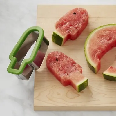 Watermelon Pop Slicer Tool Gadget Cutter Popsicle Williams Sonoma Party S-Steel • $4.60