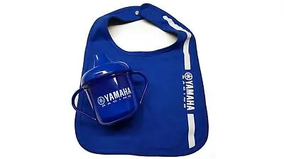 Genuine Yamaha Paddock Baby Gift Set Small 2022 Bib Bottle Cup • £20