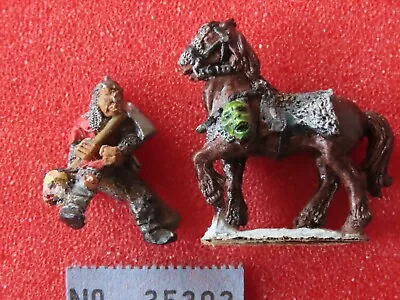 £14.99 • Buy Citadel C33 Mounted Adventurer Half Orc Orcs Metal Figure With Horse 1985 GW