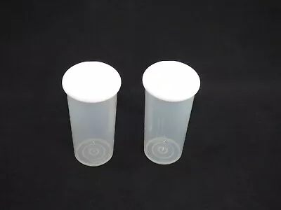 Vintage Tupperware 1329-17 1329-18  One Touch Salt & Pepper Shakers White Lids • $19.99