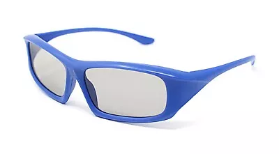 1-5 Pairs Blue Adults Passive Circular Polorised 3D Glasses TVs Cinema LG RealD • £9.99