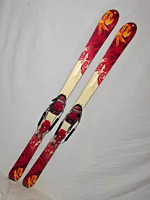K2 Telemark Schi Devil Women's Skis 160cm W/ Rottefella COBRA TELEMARK Bindings~ • $148