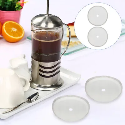  2 Pcs Cafetiere Filter Meshes Tea Press Cup Coffe Screen Punch • £7.12