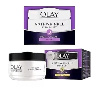 Olay Anti Wrinkle Day Cream And Night Cream (50ml) • £14.99